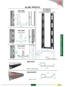 FB-002CLR 6.5 POUCES ROBUSTE BOULON AFFLEURANT - Product Image 3