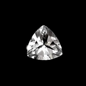 Topaze blanche naturelle taillée en trillion de 18mm "Pierre précieuse en vrac à facettes de haute qualité à prix d'usine en gros" | Par carat | Topaze blanche - Product Image 2
