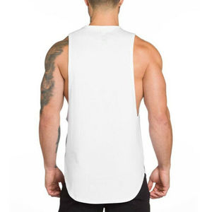 Nouveau débardeur noir sur mesure 2026 pour homme/garçon, collection été, en pur coton biologique - Product Image 2
