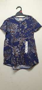 Blusas de Algodón Casuales con Estampados Florales de Manga Corta para Adolescentes, Excedentes de Ropa de Marca de la Marca Overstock Apparels - Product Image 2