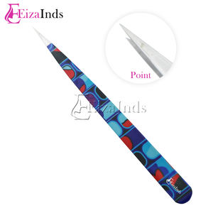 ที่มีคุณภาพสูงตรงแหนบขนตาจับความสะดวกสบายเครื่องมือต่อขนตาที่มีโลโก้ที่กำหนดเองโดย EIZA INDS - Product Image 5