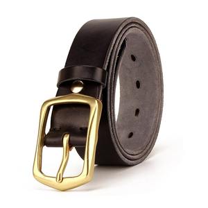Ceinture de luxe pour hommes, ceinture de haute qualité, nouvelle marque de styliste, tendance, lisse, mode Vintage, Jeans, avec boucle ardillon - Product Image 1
