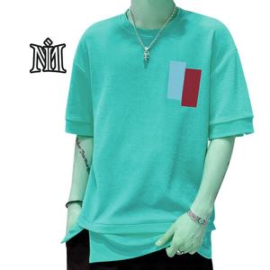 Mejor precio de los hombres 100% de algodón para Polo Hip Hop Street Wear Yoga Casual Camisetas - Product Image 6