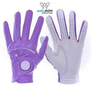 Gran oferta, guantes de Golf de cuero sintético Cabretta profesional, súper suave piel de oveja de alta calidad, bien transpirables para - Product Image 4