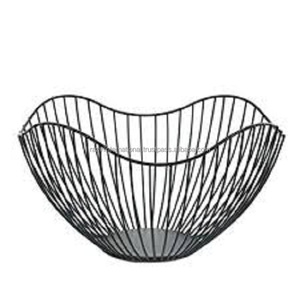 Panier de rangement rond en fer multi-usages, éco-responsable, fait main, avec tolérance de précision, design moderne - Product Image 5