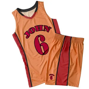 Basketball Uniforms Custom Unique Design High Quality Cheap Sublimation Quick Dry Basketball Jersey Uniform