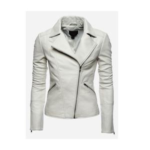 แจ็กเก็ตหนังแกะแท้สำหรับผู้ชายเสื้อแจ็กเก็ตสำหรับขี่มอเตอร์ไซค์ทรงสลิมฟิตมีซิปปิดระบายอากาศได้ดีผลิตตามสั่ง - Product Image 6