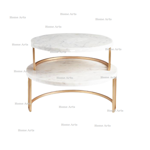 Ensemble de 2 serveuses à gâteaux en marbre et bois avec support à dessert de taille personnalisée de qualité supérieure au prix le plus bas - Product Image 4