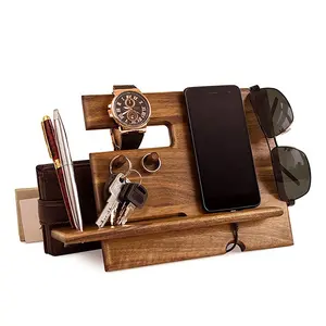 Stand For Phones And Tablets Lazy Purse Adjustable Ring Wood Display Mobile Phone Holders