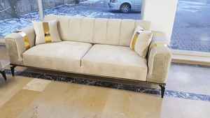 Canapé motif doré et moderne, sans taxes, ensemble de canapé économique, pour les hôpitaux, les hôtels, noël - Product Image 3