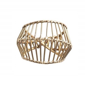 Fabricant de rond de serviette en métal meilleure qualité porte-mouchoirs fait à la main classique élégant en gros nouveau rond de serviette en métal - Product Image 4