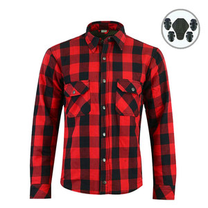 Jaket Kain Tekstil Pelindung Tahan Angin Antiair Kustom Kualitas Tinggi Kaus Cek Motor Sepeda Motor