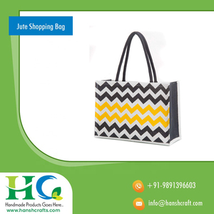 Nouveauté produit de 2025 sac à déjeuner en jute nouveau sac à provisions bio polyvalent conçu avec fermeture éclair sacs de jute faits à la main à vendre - Product Image 2