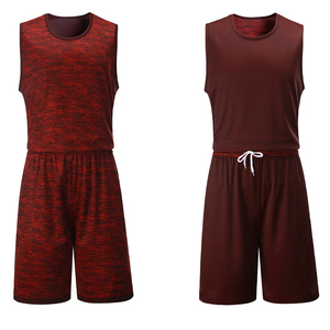 Ensemble d'uniformes de basketball unisexe - Impression numérique personnalisée du nom de l'équipe, séchage rapide, respirant, sans manches, col en V, taille élastique, toutes saisons - Product Image 2