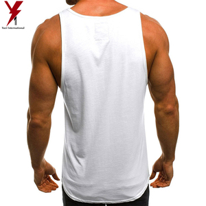 <b>White</b> Color Sleeveless Gym Wear <b>Top</b> quality custom Design Mens Gym Wear <b>tank</b> <b>Top</b> - Product Image 2