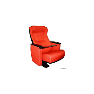 Auditorium Chair LYRA Lecture Hall Foldable Strong Metal Single Pedestal High Comfort Moulded Foam ABS <b>Writing</b> <b>Tablet</b> Cup Holder - Product Image 1