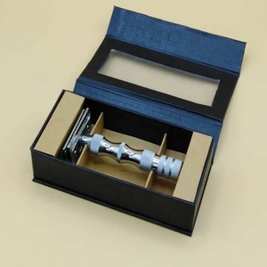 Etiqueta privada Mango de moda Maquinilla de afeitar de seguridad de doble filo Maquinilla de afeitar de peluquero clásica de la mejor calidad - Product Image 5