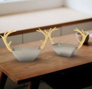 Plateau de table décoratif de qualité supérieure Style moderne haut de gamme bol de service fantaisie bols à noix serveur de luxe unique moderne - Product Image 1