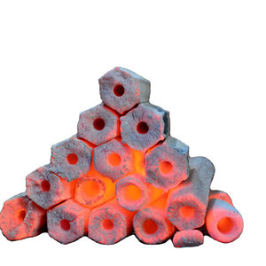 Sciure de bois de briquette de charbon actif de haute qualité à combustion longue (5-6 heures) pour barbecue meilleur fournisseur de qualité de narguilé - Product Image 1