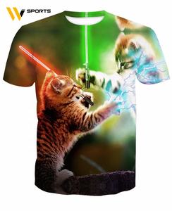 เสื้อยืดผู้ชายพิมพ์ลายได้ตามต้องการดีไซน์แฟชั่นใหม่3D ผ้าโพลีเอสเตอร์ระบายอากาศได้ดีขนาดใหญ่พิเศษ - Product Image 1