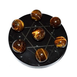 Grossiste Ensemble de pierre de guérison oeil de tigre | Ensemble de pierre de guérison oeil de tigre en ligne outil métaphysique de guérison cristal - Product Image 1