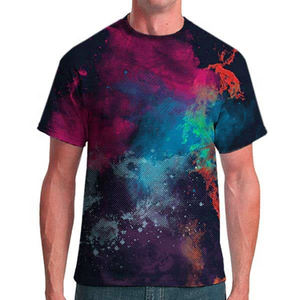 T-shirt manches mi-longues pour hommes, Jogging, Logo personnalisé imprimé, à la mode, nouveau, - Product Image 3