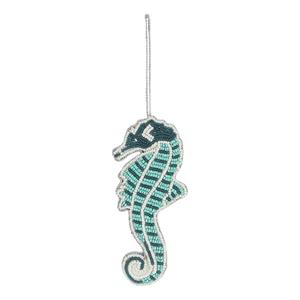 Adornos Navideños Hechos a Mano con Tela Bordada, Adornos Personalizados al por Mayor con Forma de Caballito de Mar, Estrella de Mar, Estrella-4-10 CM - Product Image 4