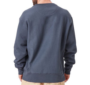 OEM personnalisé hommes XXL bleu marine Crewne sweat respirant Fce coton Streetwear surdimensionné vêtements de sport brodé Logo imprimé - Product Image 3