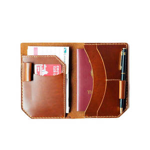 ซองใส่พาสปอร์ตหนังแท้สั่งทำขายส่งเพื่อการส่งเสริมการขาย - Product Image 6