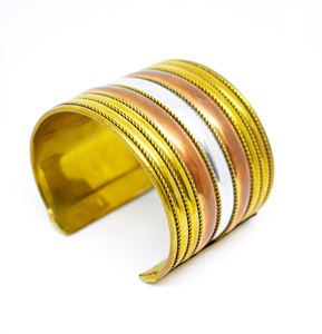Vintage 1925 Ancient April Louisiana Summer Jewelry Fair Shop <b>Men</b> Textured and Hammered Cuffs <b>for</b> Women Chennai wedding jewelry - Product Image 6