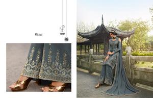 Vêtements décontractés pour femmes, nouvelle collection de printemps, style payala, beige, saison 2017, costume de guerre, dupatta, travail broderie indienne - Product Image 4