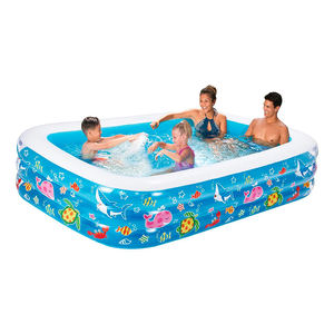 <span class=keywords><strong>Piscine</strong></span> gonflable sur le thème de l'océan, durable, résistante aux perforations, piscines pour enfants, jeux d'eau en plein air, jardin, cour - Product Image 1
