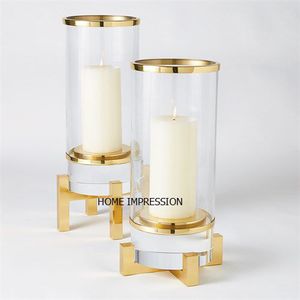 Ensemble antique en laiton élégant de 2 tailles différentes pièce maîtresse de table de luxe bougeoir de pilier de concepteur bougeoir de conception de fantaisie - Product Image 4