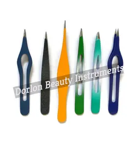 Funky Colourful Eyebrow Tweezers /Tweezer With Pointed Tips 9cm to 12cm