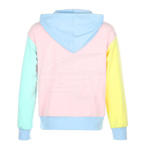 OEM-Sudadera con capucha de manga larga para mujer, ropa deportiva de otoño e invierno de alta calidad, Color sólido, bordado personalizado - Product Image 3