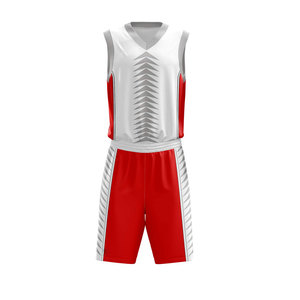 2018 dernier maillot de basket-ball blanc Sublimation et short de haute qualité personnalisé unisexe uniforme OEM grande taille chemises respirantes - Product Image 3