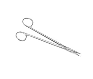 เครื่องมือผ่าตัดเกรดเยอรมันตัดกรรไกรกระดูกอ่อน Mcindoe 18.5ซม. โค้งฟันสแตนเลส - Product Image 3