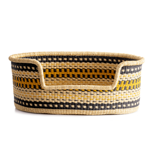 Best Seller Handwoven Wicker Rattan Seagrass Pet Bed <b>Baskets</b> for Dogs and Cats Seagrass Pet House - Product Image 1