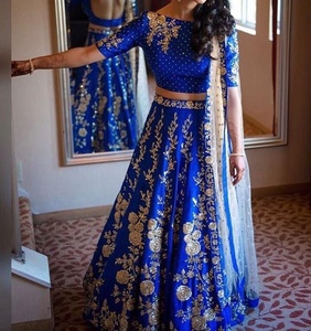Indian/Pakistani Elegant-Beautiful-Party-Wear embroidery work on Lehenga Choli dress for party/Wedding wear -2020 - Product Image 1