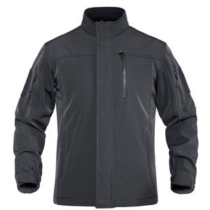 Vêtements de sport pour hommes vestes coupe-vent athlétiques séchage rapide imperméable randonnée course à pied extérieur col montant veste à glissière - Product Image 5