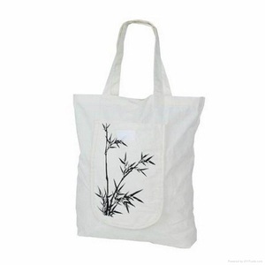 Customizable Recycled Cotton Shopping <b>Tote</b> <b>Bags</b> <b>Canvas</b> Design with Letter Pattern and Logo Printing Recyclable Material - Product Image 1