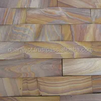 Rainbow Sandstone Flooring Mosaics