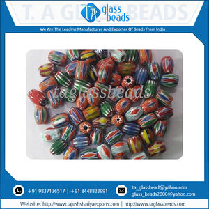 แก้วเชฟรอน ใหม่ลูกปัดแก้วเชฟรอนตกแต่ง ลูกปัดกลมหลากสีสําหรับงานฝีมือและเครื่องประดับ พร้อมส่ง - Product Image 2