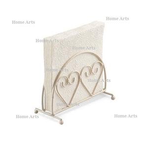 Soporte de pañuelos de hierro de color negro hecho a mano con servilletero de forma personalizada de calidad superior al precio más barato - Product Image 3