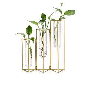 Maceta decorativa de latón para uso en interiores y exteriores, maceta decorativa para dormitorio con soporte para balcón - Product Image 3