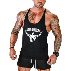 <span class=keywords><strong>Canottiera</strong></span> estiva Bodybuilding per il Fitness da <span class=keywords><strong>uomo</strong></span> senza maniche T-Shirt da ginnastica abbigliamento da <span class=keywords><strong>uomo</strong></span> gilet di cotone e maglietta sportiva - Product Image 2
