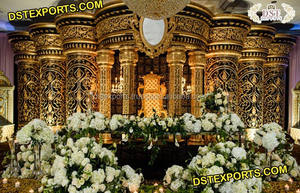 Vintage Modern for <b>Wedding</b> Engagement Ceremony Stage Decoration Velvet Lightweight Customized Color <b>Frame</b> - Product Image 2