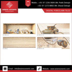 2022 Diseño Acabado metálico Superficie antideslizante Aspecto de madera Azulejos de porcelana 250x750mm Para Reselling. - Product Image 3