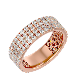 สายรัดเพชรธรรมชาติสี่เส้นเต็ม2.65ct สำหรับงานเลี้ยงครบรอบทอง10K มีจำหน่ายในราคาขายส่ง - Product Image 5