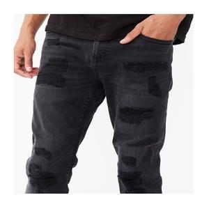 Vente en gros de jeans de couleur noire pour hommes en vente à bas prix - Product Image 5